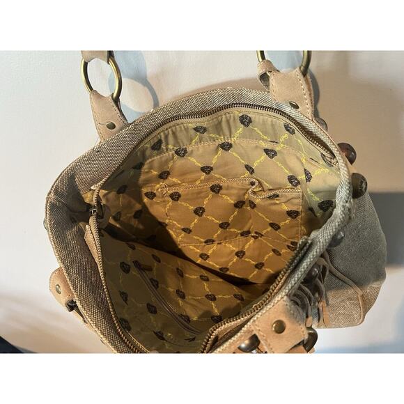 Ed Hardy Tan Crossbody Bag with Fringe - Picture 5 of 15